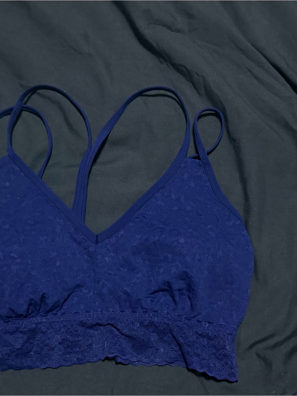 Maurices Lace Bralette in Navy Blue